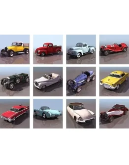 Старинные автомобили 3D + БОНУС