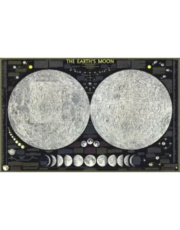 Карта Луны от National Geographic + БОНУС
