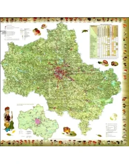 Карта грибника. Московская область + БОНУС