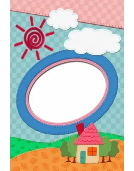 Детский фотоальбом 1 - комплект цифровых шаблонов PSD