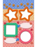 Детский фотоальбом 1 - комплект цифровых шаблонов PSD