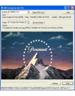 DVD Converter в AVI, MPEG и др.