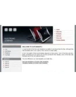 Шаблон компьютерного сайта + БОНУС