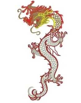 Машинная-Компьютерная Вышивка ДРАКОН