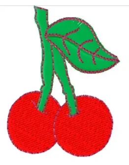 машинная вышивка Cherry