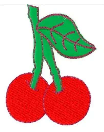 машинная вышивка Cherry