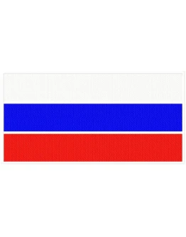 Машинная вышивка флаг России